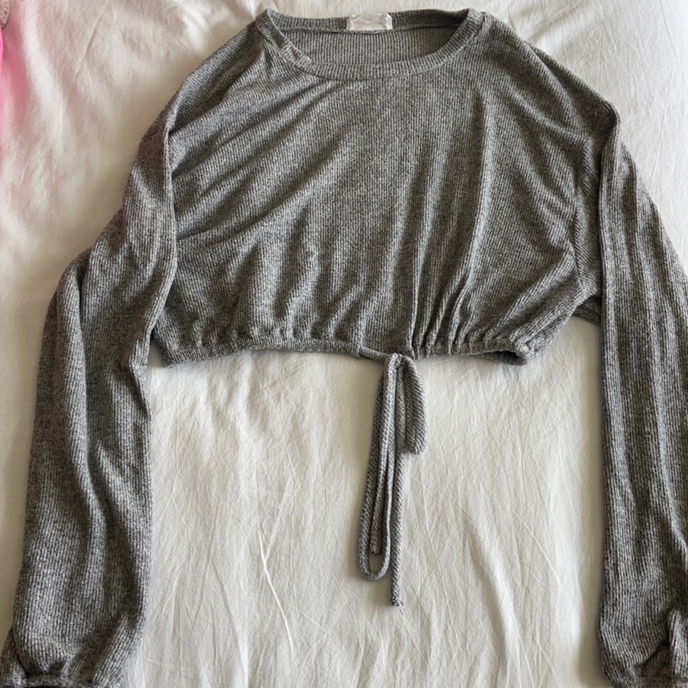 Victoria + Sophia cropped shirt